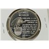 Image 2 : 32.5 GRAM STERLING SILVER PROOF MEDAL JAMES MONROE
