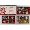Image 1 : 2008 US SILVER PROOF SET (WITH BOX) 14 PIECES