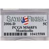 Image 3 : 2006-D MONTICELLO NICKEL PCGS MS68FS SATIN FINISH