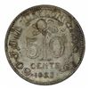 Image 1 : Ceylon 1922 50 Cent, Toned - Choice Uncirculated