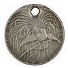 Image 1 : German New Guinea 1894 1/2 Mark, good Fine but holed