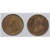Image 2 : India 1928 & 1933 1/12 Anna, Choice Uncirculated