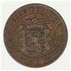 Image 2 : Luxembourg 1870 2-1/2 Centimes, about Uncirculated / Uncirculated