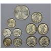 Image 1 : Philipines 1945 D 5 Centavos (5), 1945 D 10 centavos (5), 1944 S 50 Centavos (1), All Brilliant Uncr