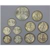 Image 2 : Philipines 1945 D 5 Centavos (5), 1945 D 10 centavos (5), 1944 S 50 Centavos (1), All Brilliant Uncr