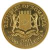 Image 1 : Somalia 2001 Gold (0.375) 1000 Shillings, Prooflike - Uncirculated
