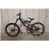 Image 1 : GREY NO NAME 8 SPEED FULL SUSPENSION MOUNTAIN BIKE WITH DISK BRAKES