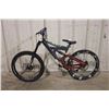 Image 1 : GREY NO NAME 8 SPEED FULL SUSPENSION MOUNTAIN BIKE WITH DISK BRAKES