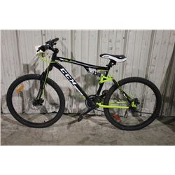 BLACK CCM 21 SPEED FULL SUSPENSION MOUNTAIN BIKE WITH DISK BRAKES