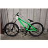 Image 1 : GREEN OCTANE SINGLE SPEED DIRT JUMPING BIKE WITH FRONT DISK BRAKE