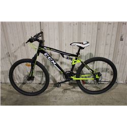 BLACK CCM 21 SPEED FULL SUSPENSION MOUNTAIN BIKE WITH DISK BRAKES