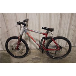 SILVER KONA 27 SPEED FULL SUSPENSION MOUNTAIN BIKE WITH DISK BRAKES