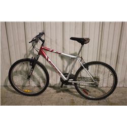 SILVER SUPERCYCLE 18 SPEED FRONT SUSPENSION MOUNTAIN BIKE