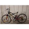 Image 2 : 2 BIKES: SILVER DUNLOP FRONT SUSPENSION MOUNTAIN BIKE AND GREEN SHOCKWAVE FULL SUSPENSION BIKE