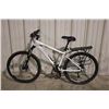 Image 1 : WHITE KONA 27 SPEED FRONT SUSPENSION HYBRID BIKE WITH DISK BRAKES