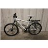 Image 1 : WHITE KONA 27 SPEED FRONT SUSPENSION HYBRID BIKE WITH DISK BRAKES