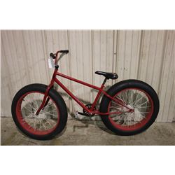 RED NO NAME SINGLE SPEED DUNE BIKE