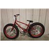 Image 1 : RED NO NAME SINGLE SPEED DUNE BIKE