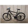 Image 1 : BLACK NO NAME 24 SPEED FRONT SUSPENSION HYBRID BIKE WITH DISK BRAKES