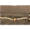 Image 2 : 14KT YELLOW GOLD SAPPHIRE & PEARL CRYSTAL CLASP NECKLACE, 11.00CT, 24 GRAMS APPROX, CENTER CUT OVAL