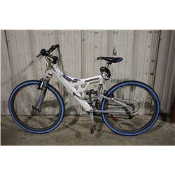 WHITE NORCO 24 SPEED FULL SUSPENSION MOUNTAIN BIKE