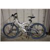 Image 1 : WHITE NORCO 24 SPEED FULL SUSPENSION MOUNTAIN BIKE