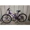 Image 2 : 2 BIKES: BLUE RALEIGH MOUNTAIN BIKE AND PURPLE NEXT MOUNTAIN BIKE