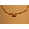 Image 2 : STAMPED 14KT YELLOW GOLD GEMSTONE NECKLACE, 7.30CT CENTER WEIGHT, 10.67CT SIDE WEIGHT, 8.30 GRAMS,