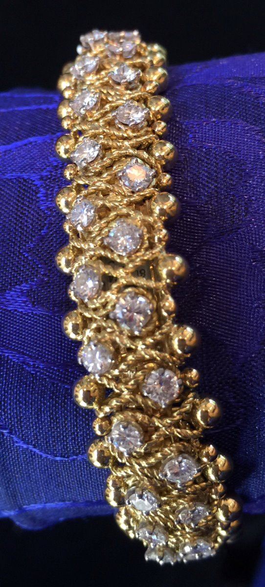 Rare Cartier 18k Gold Watch W 8 00ctw Vvs Diamonds 60gr Certified Appraised