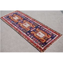 beautiful hand woven design persian nahavand runner