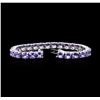 Image 3 : 27.02 ctw Tanzanite Bracelet - 14KT White Gold