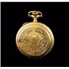 Image 2 : Elgin 14KT Yellow Gold Full Hunter Antique Pocketwatch