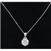 Image 2 : 0.81 ctw Diamond Pendant - 14KT White Gold