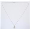 Image 8 : 0.81 ctw Diamond Pendant - 14KT White Gold