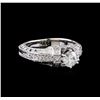 Image 1 : 1.15 ctw Diamond Ring - 18KT White Gold