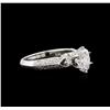 Image 1 : GIA Cert 1.51 ctw Diamond Ring - 18KT White Gold