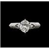 Image 2 : GIA Cert 1.51 ctw Diamond Ring - 18KT White Gold