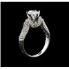 Image 3 : GIA Cert 1.51 ctw Diamond Ring - 18KT White Gold