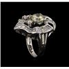 Image 4 : 3.62 ctw Diamond Ring - Platinum