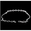 Image 3 : 0.51 ctw Diamond Bracelet - 14KT White Gold