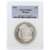 Image 1 : 1921 PCGS MS64 Morgan Silver Dollar