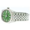 Image 2 : Rolex Stainless Steel Diamond DateJust Men's Watch