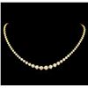 Image 1 : 18KT Yellow Gold 17.01 ctw Diamond Necklace