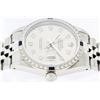 Image 7 : Rolex Stainless Steel Diamond and Sapphire DateJust Men's Watch