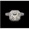 Image 2 : 14KT White Gold 3.62 ctw I-1/M Diamond Ring