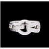 Image 2 : 0.25 ctw Diamond Ring - 14KT White Gold