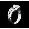 Image 3 : 0.25 ctw Diamond Ring - 14KT White Gold