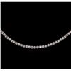 Image 2 : 18KT White Gold 21.08 ctw Diamond Necklace