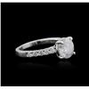 Image 1 : 18KT White Gold 2.86 ctw Diamond Ring