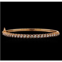 14KT Rose Gold 1.59 ctw Diamond Bracelet